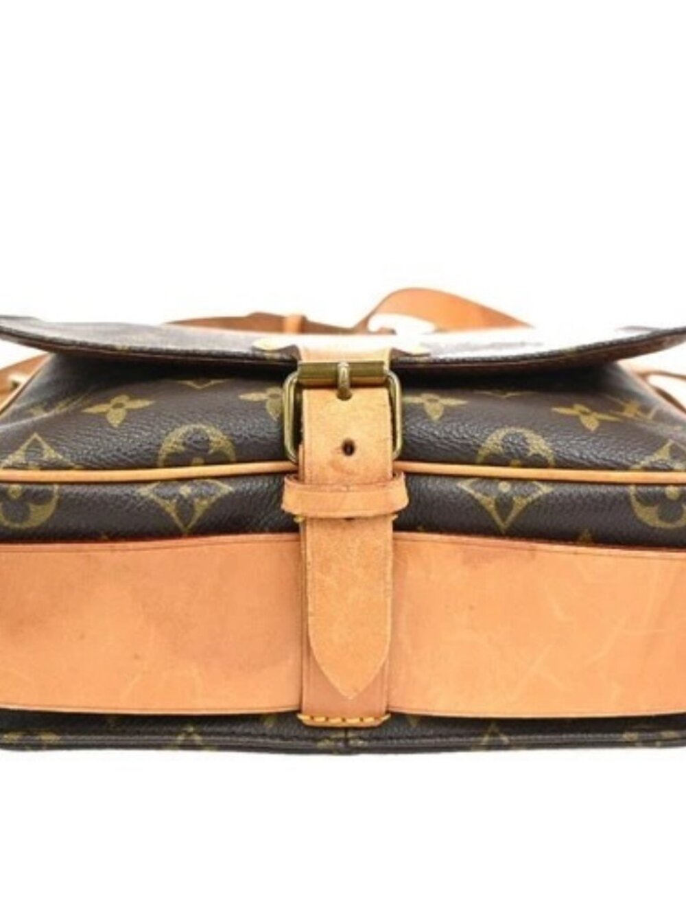 LOUIS VUITTON Cartouchiere MM Shoulder Bag Monogram Leather Brown M51253 85ZA183 - Picture 6 of 15